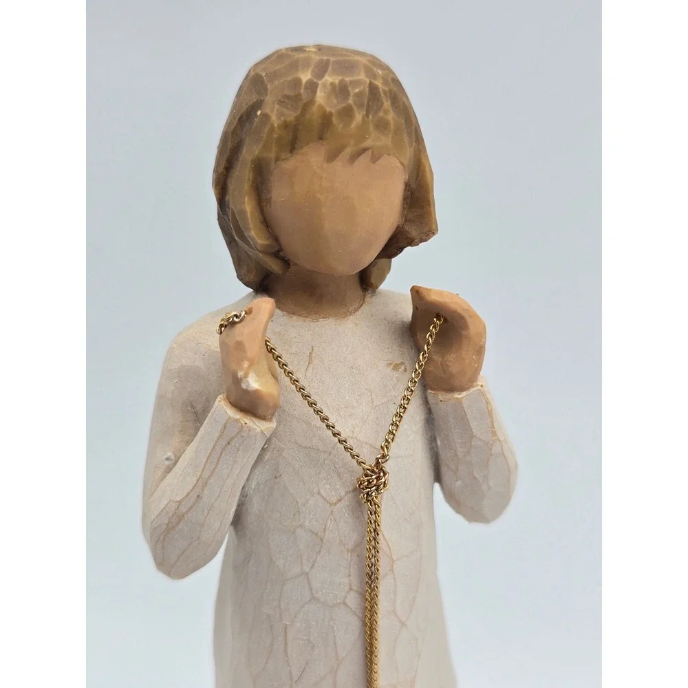 Willow Tree Truly Golden Figurine Susan Lordi Demdaco 2008 No Box Repaired Hand